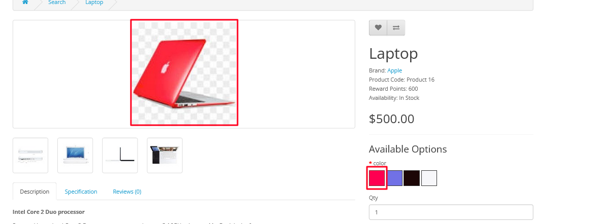 How Purpletree Option Image & Color Swatches Extension Benefits Your OpenCart Store 1