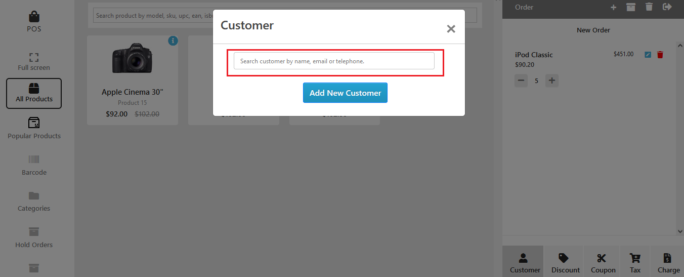 1 customer pos