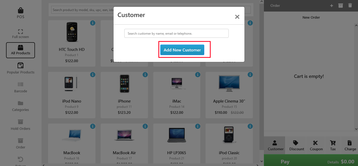 Adding Customers During Order Creation in OpenCart POS: A Guide for Agents 1
