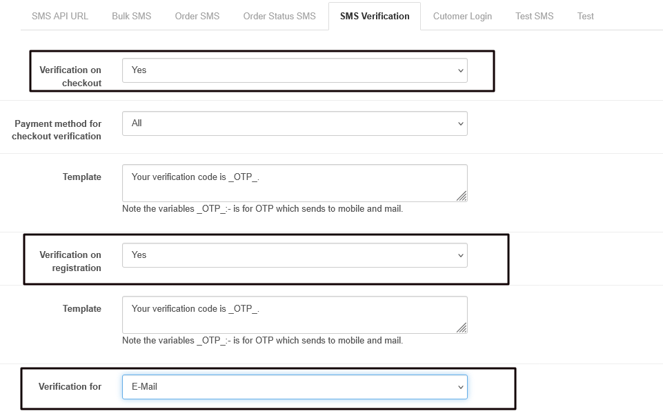 Opencart Email OTP Extension 2