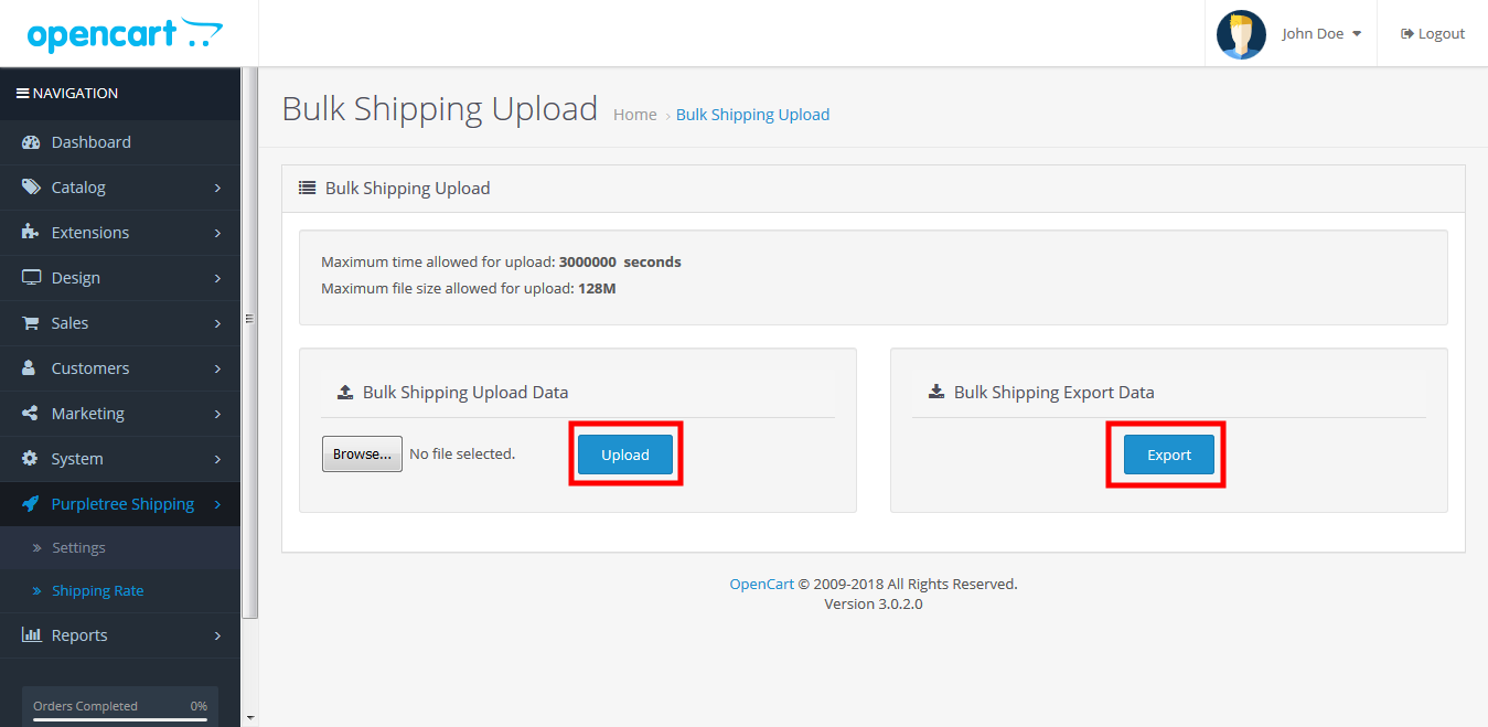 Shipping charges example 4