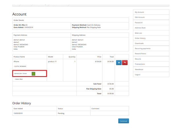 OpenCart Product Option Image 9