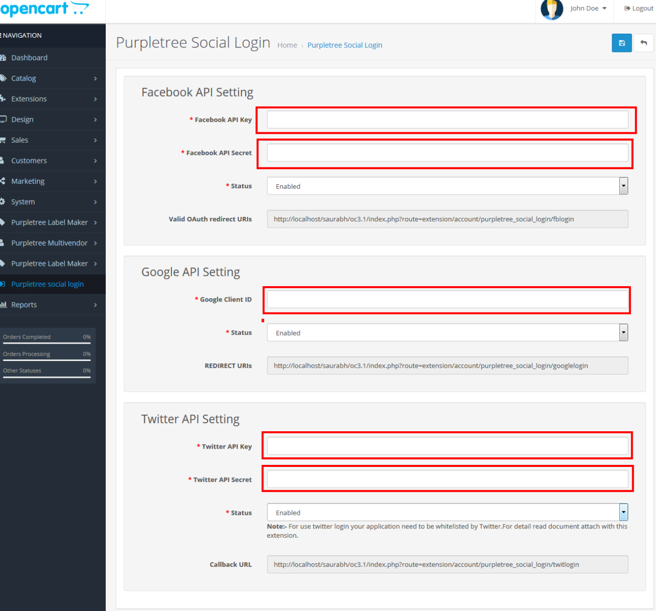 1 social login 1 social login