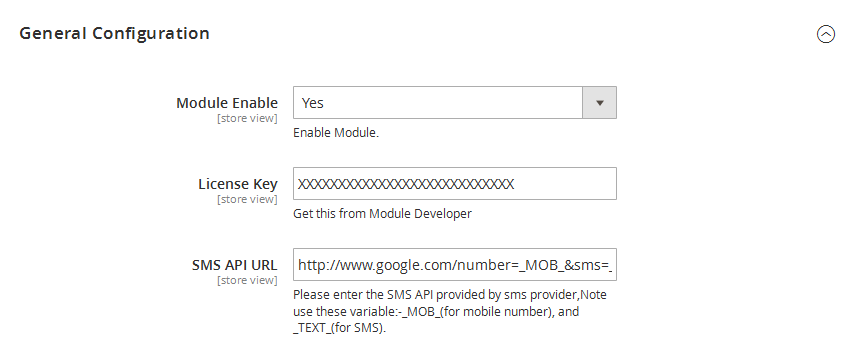 SMS for Magento 2 7