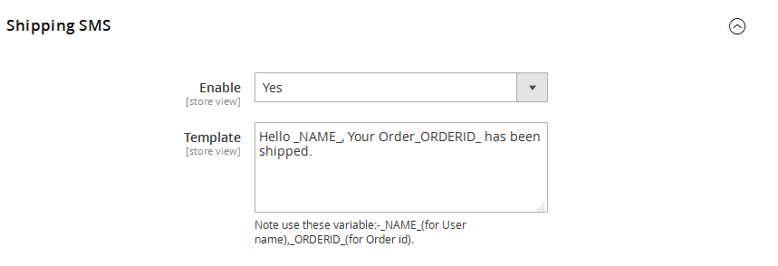 SMS for Magento 2 3