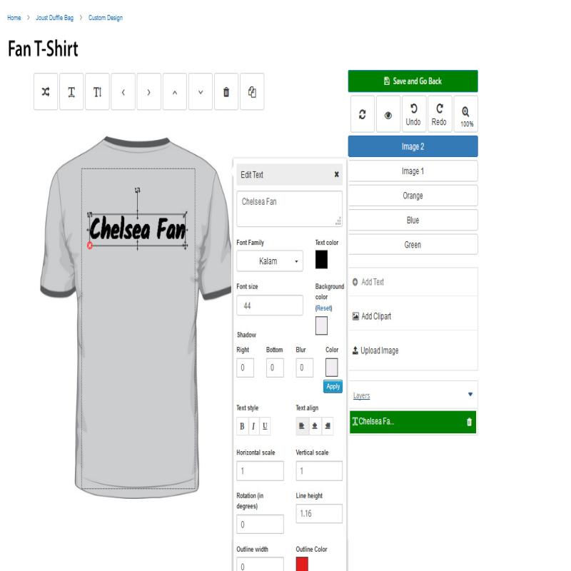 Custom Product Designer (Web to Print) for Magento