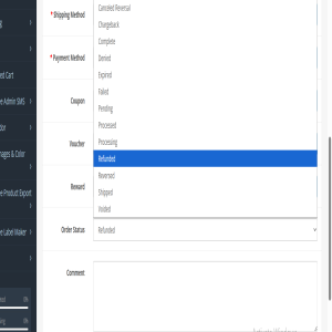 OpenCart seller notification trigger settings