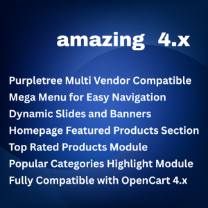 AmazingCart – Premium OpenCart...