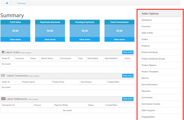 1 seller panel