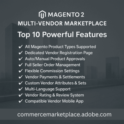 Magento 2 Multi Vendor Marketplace Extension