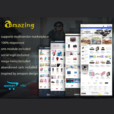 Amazing - Responsive Opencart 3 Theme