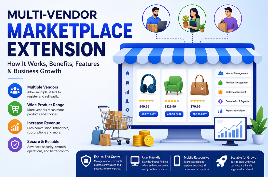 What Is a Multi-Vendor Marketplace? Benefits, Features, Working & Revenue Potential