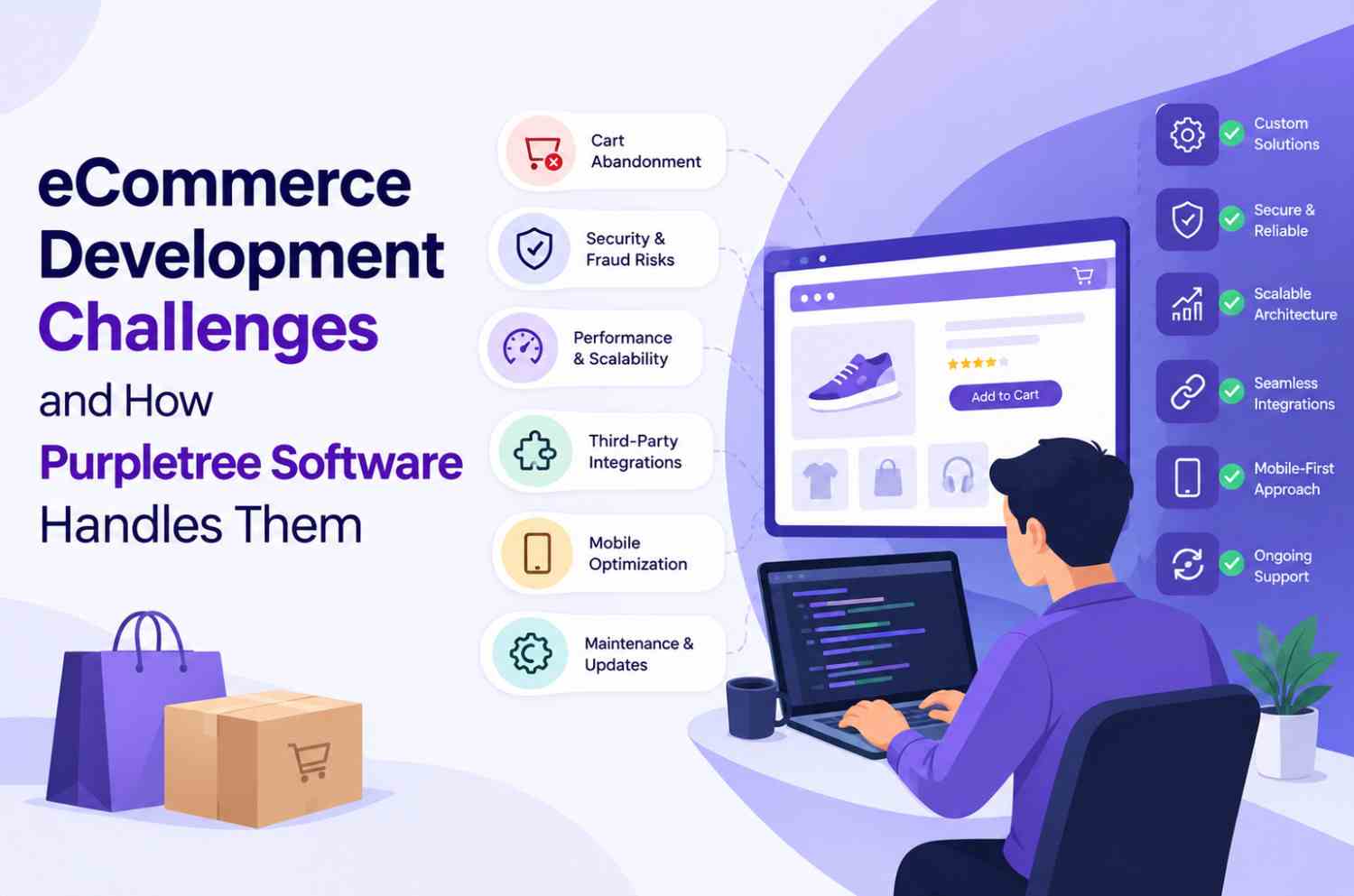 eCommerce Development Challenges and How Purpletree Software Handles Them