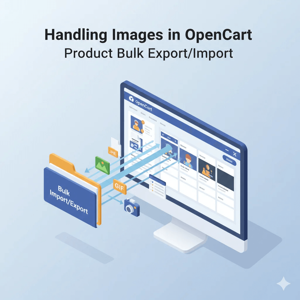 Handling images in OpenCart Product Bulk Export Import