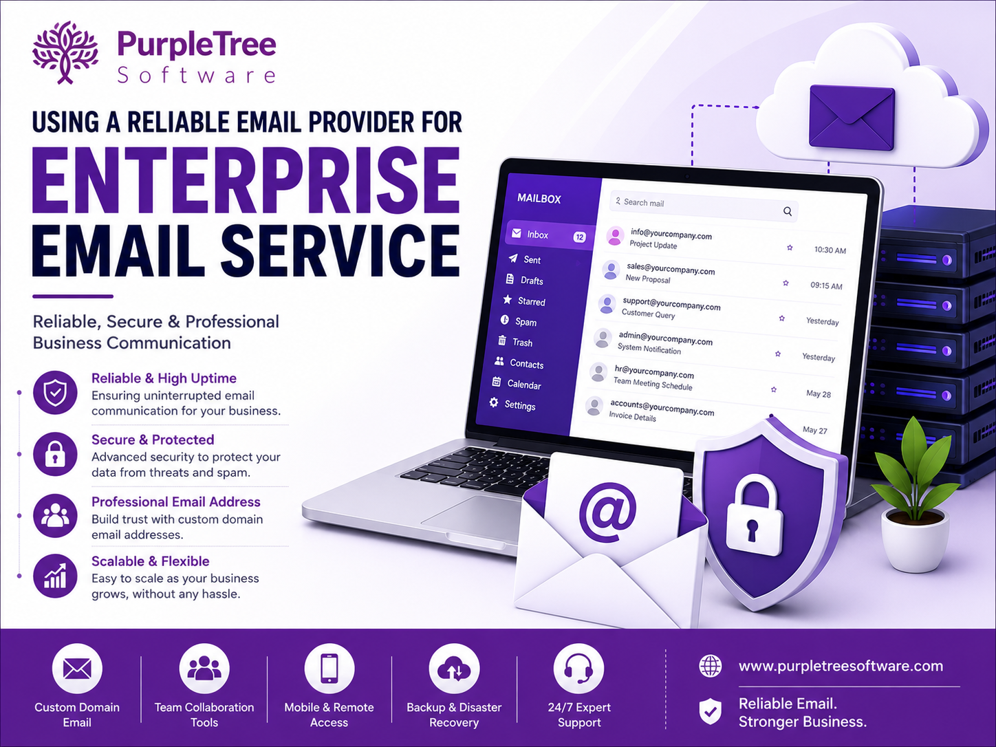 Using a reliable email provider for Enterprise Email Service