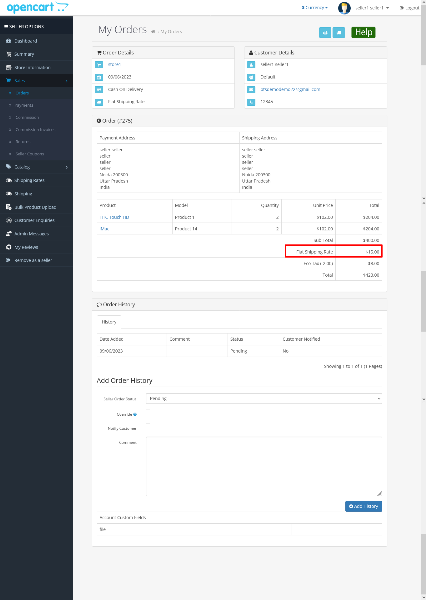 4 shipping method