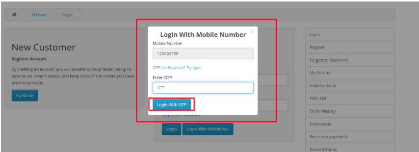 4 sms login