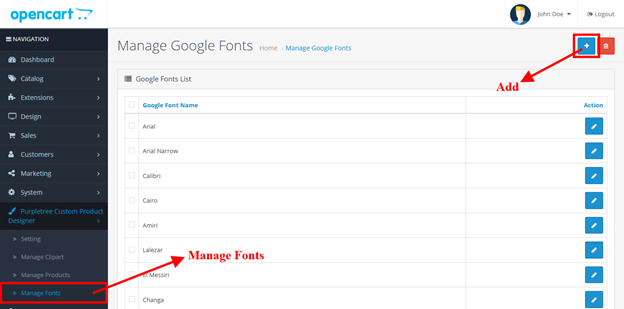 1 google font