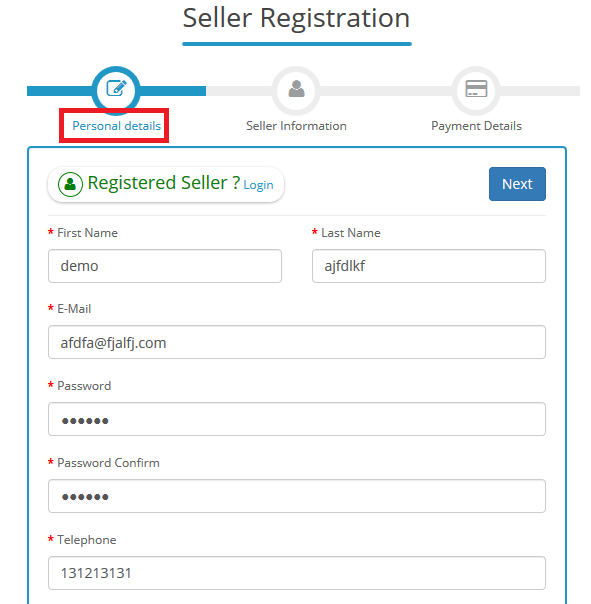 seller registration 3