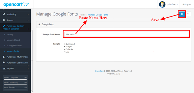 3 google font